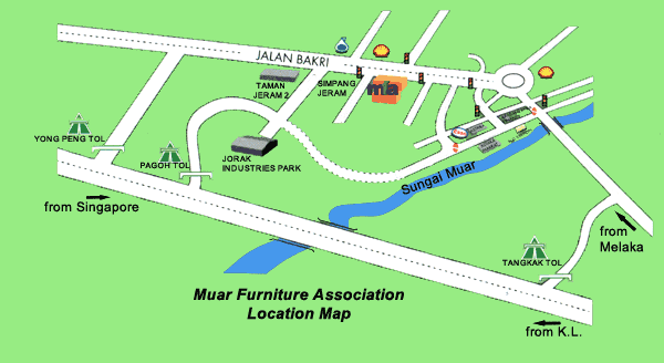 Muar Location Map - Johor location map