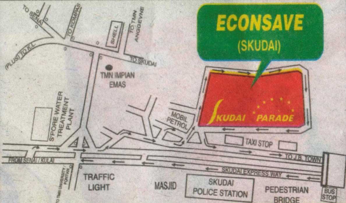 Skudai Location Map - Johor location map