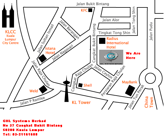 Cangkat Bukit Bintang location map