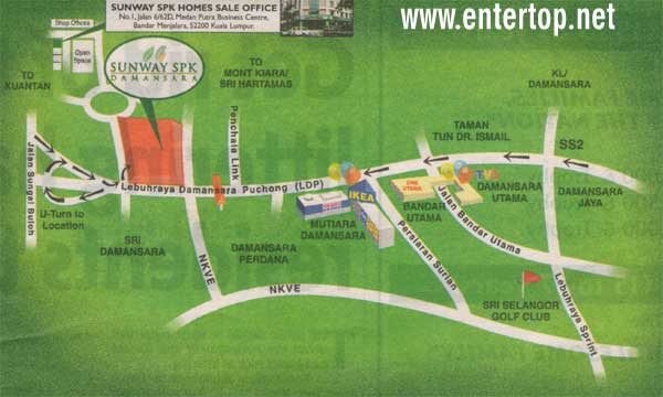 Damansara location map