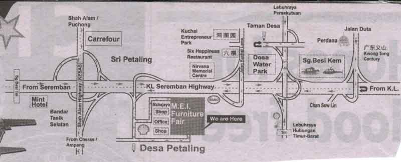 KL Seremban Highway location map