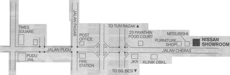 Jalan Pudu location map