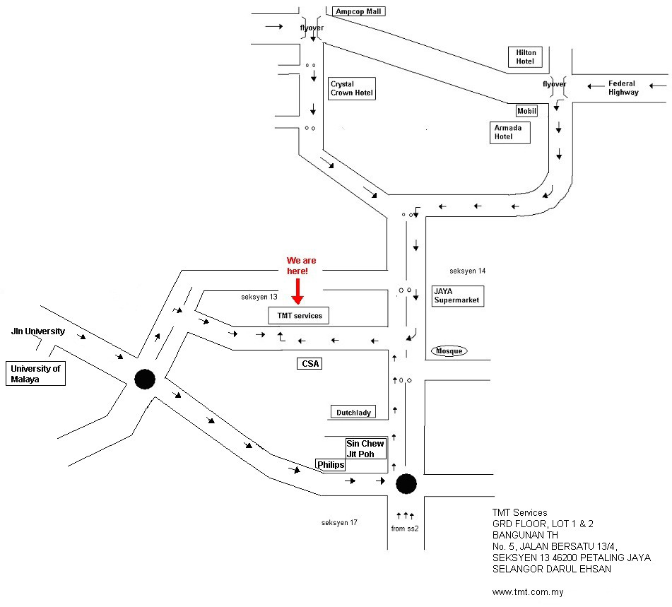 Petaling Jaya Section 13 Map location map