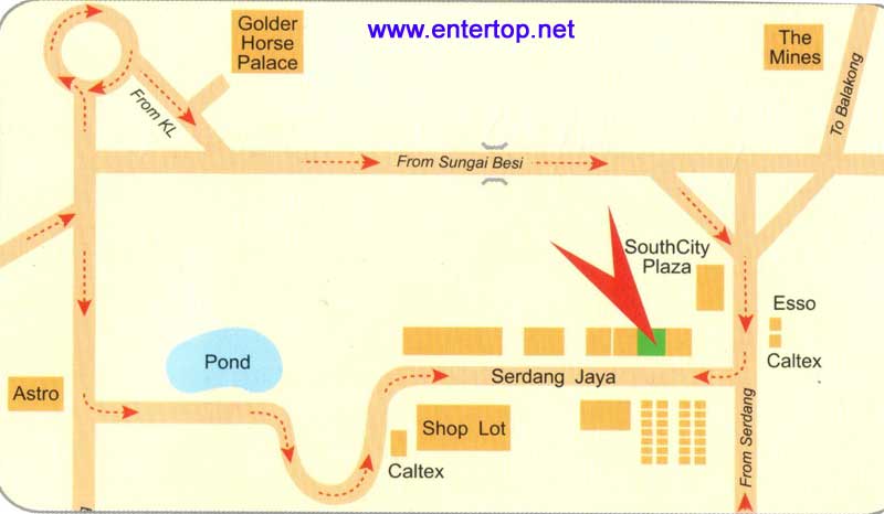 Serdang Map location map