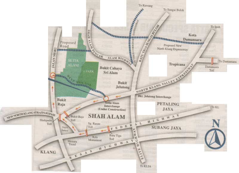 Shah Alam Map location map