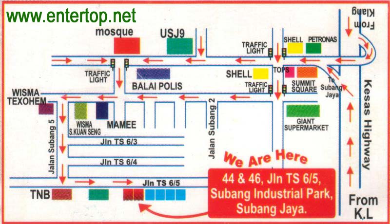 Subang Jaya Map location map