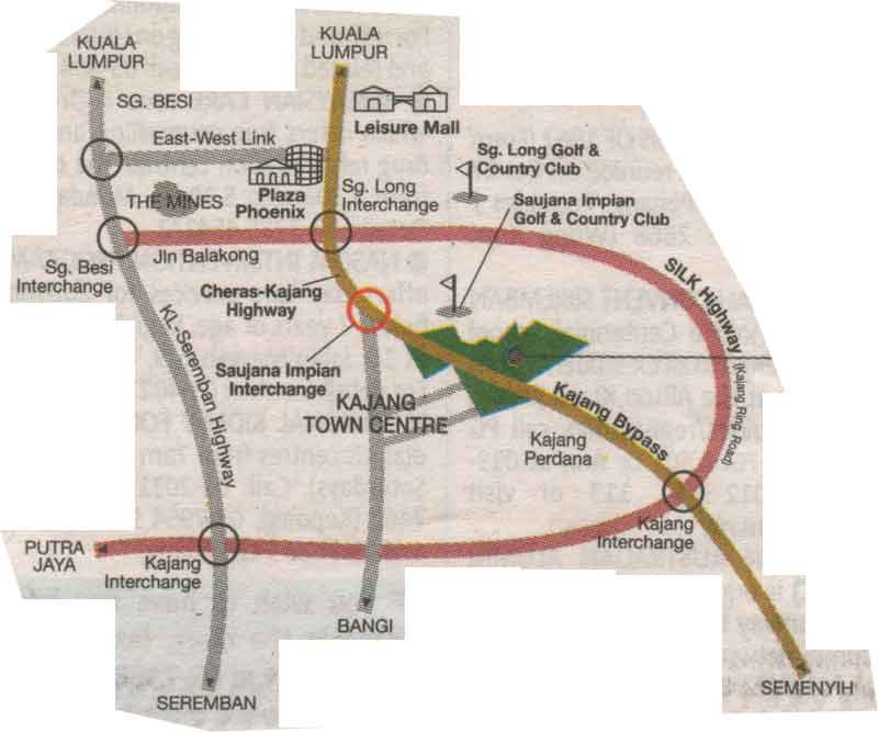 Map Kajang