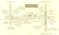 Cheras Kajang Expressway map
