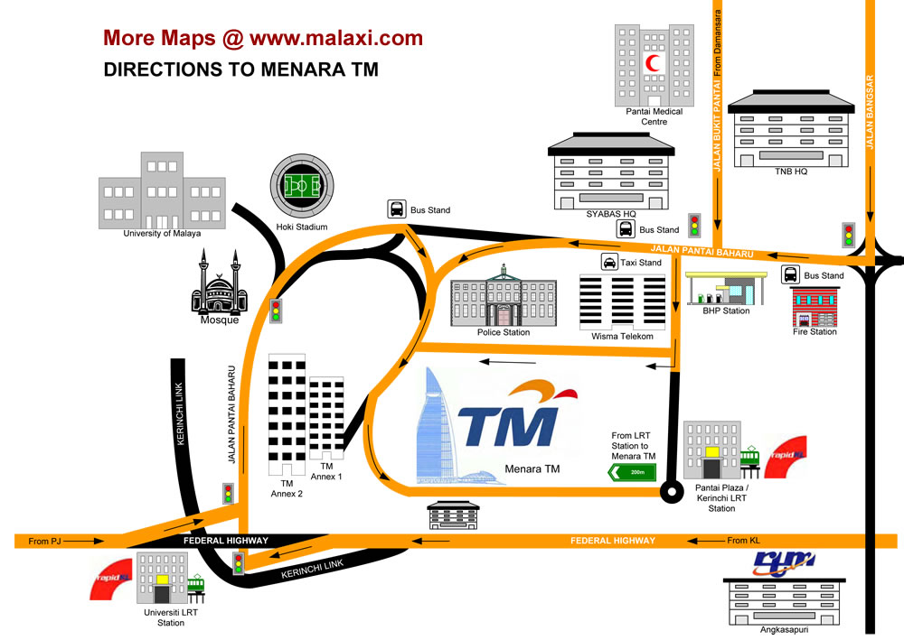 Menara Tm Location Map 