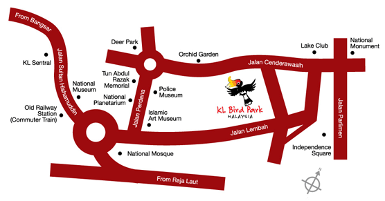 KL Bird Park Malaysia World's Largest free flight walk in aviary