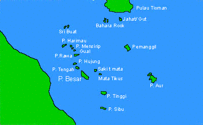 Pulau Rawa peta