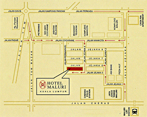 Cheras maluri Map location map