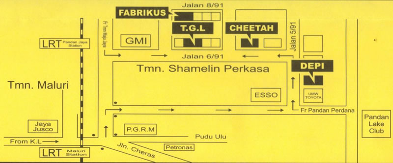 Shamelin Location Map location map