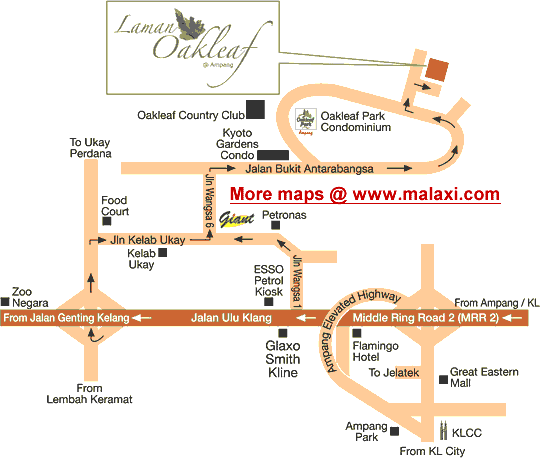 MRII Location Map location map